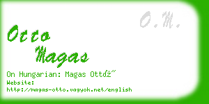 otto magas business card